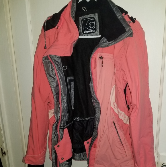 Women's Neon Coat Jacket Med - Picture 1 of 7